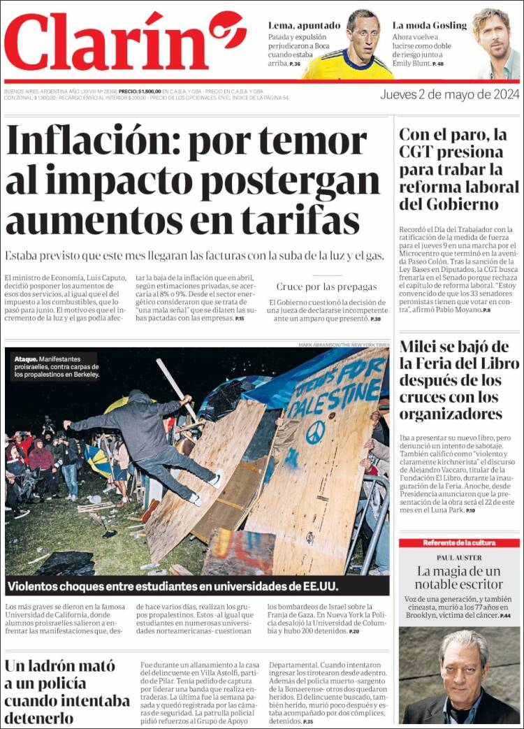 Evolucion Streaming - Sericios Informáticos | LA RIBERA ONLINE - Tapa del diario Clarín 